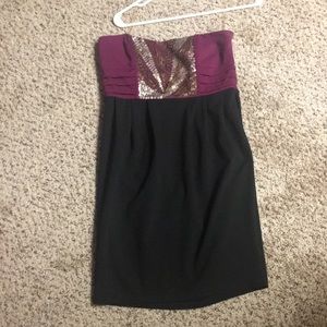 Sexy strapless dress